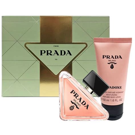 prada body lotion paradox|Prada paradoxe perfume gift set.